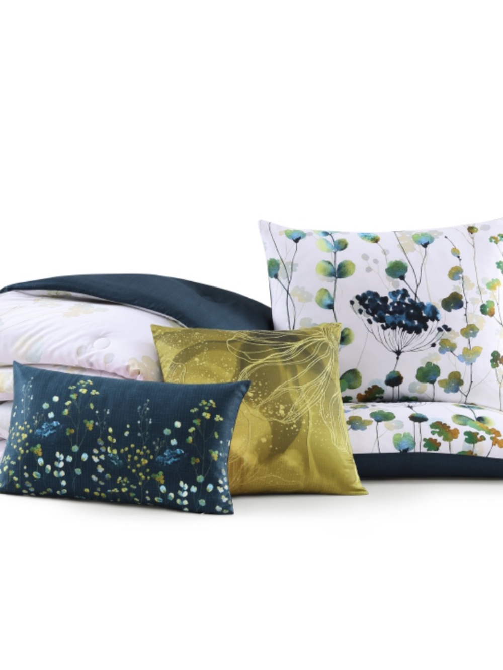 Bebejan Abstract Vines Reversible King Comforter Set - Picture 4 of 5